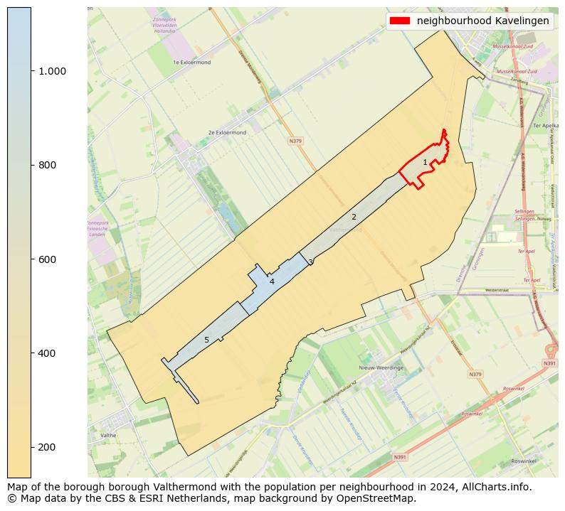 Image of the neighbourhood Kavelingen at the map. This image is used as introduction to this page. This page shows a lot of information about the population in the neighbourhood Kavelingen (such as the distribution by age groups of the residents, the composition of households, whether inhabitants are natives or Dutch with an immigration background, data about the houses (numbers, types, price development, use, type of property, ...) and more (car ownership, energy consumption, ...) based on open data from the Dutch Central Bureau of Statistics and various other sources!