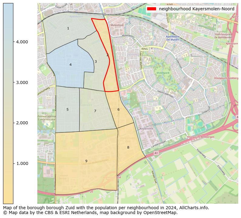 Image of the neighbourhood Kayersmolen-Noord at the map. This image is used as introduction to this page. This page shows a lot of information about the population in the neighbourhood Kayersmolen-Noord (such as the distribution by age groups of the residents, the composition of households, whether inhabitants are natives or Dutch with an immigration background, data about the houses (numbers, types, price development, use, type of property, ...) and more (car ownership, energy consumption, ...) based on open data from the Dutch Central Bureau of Statistics and various other sources!