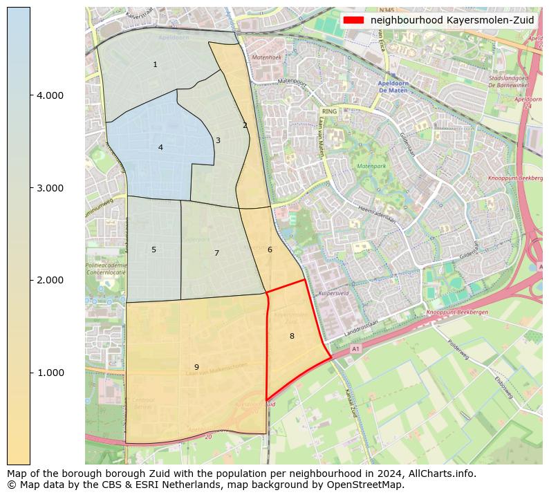 Image of the neighbourhood Kayersmolen-Zuid at the map. This image is used as introduction to this page. This page shows a lot of information about the population in the neighbourhood Kayersmolen-Zuid (such as the distribution by age groups of the residents, the composition of households, whether inhabitants are natives or Dutch with an immigration background, data about the houses (numbers, types, price development, use, type of property, ...) and more (car ownership, energy consumption, ...) based on open data from the Dutch Central Bureau of Statistics and various other sources!