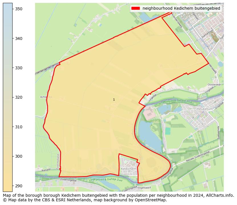 Image of the neighbourhood Kedichem buitengebied at the map. This image is used as introduction to this page. This page shows a lot of information about the population in the neighbourhood Kedichem buitengebied (such as the distribution by age groups of the residents, the composition of households, whether inhabitants are natives or Dutch with an immigration background, data about the houses (numbers, types, price development, use, type of property, ...) and more (car ownership, energy consumption, ...) based on open data from the Dutch Central Bureau of Statistics and various other sources!