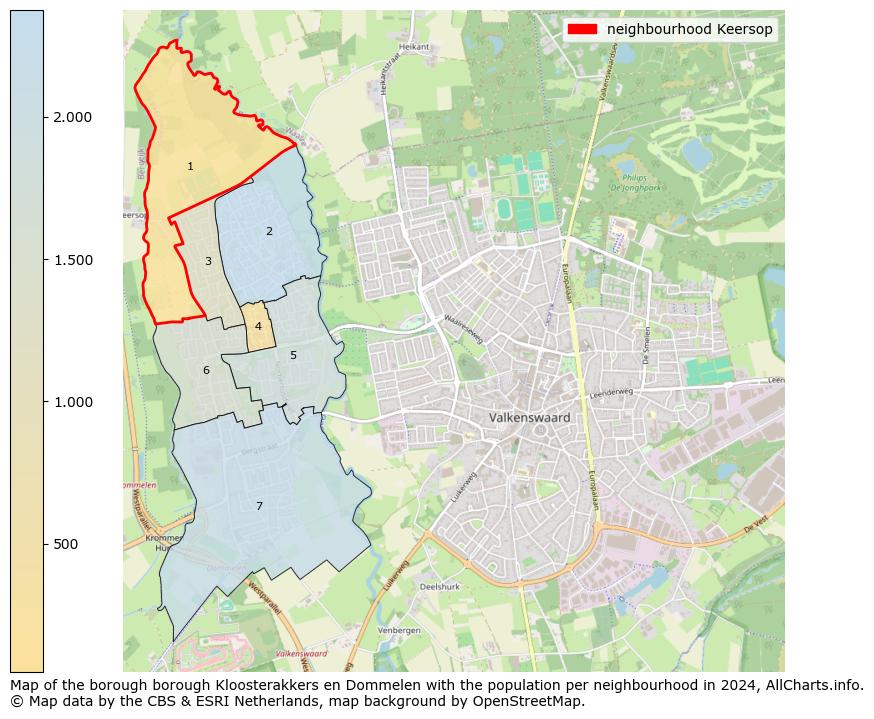 Image of the neighbourhood Keersop at the map. This image is used as introduction to this page. This page shows a lot of information about the population in the neighbourhood Keersop (such as the distribution by age groups of the residents, the composition of households, whether inhabitants are natives or Dutch with an immigration background, data about the houses (numbers, types, price development, use, type of property, ...) and more (car ownership, energy consumption, ...) based on open data from the Dutch Central Bureau of Statistics and various other sources!