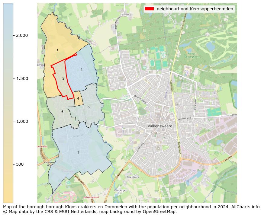 Image of the neighbourhood Keersopperbeemden at the map. This image is used as introduction to this page. This page shows a lot of information about the population in the neighbourhood Keersopperbeemden (such as the distribution by age groups of the residents, the composition of households, whether inhabitants are natives or Dutch with an immigration background, data about the houses (numbers, types, price development, use, type of property, ...) and more (car ownership, energy consumption, ...) based on open data from the Dutch Central Bureau of Statistics and various other sources!