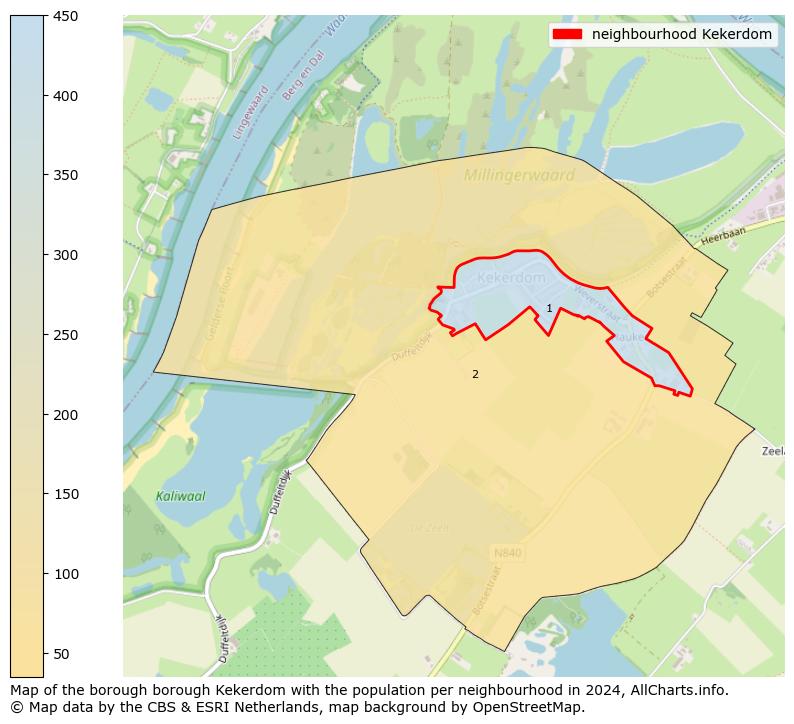 Image of the neighbourhood Kekerdom at the map. This image is used as introduction to this page. This page shows a lot of information about the population in the neighbourhood Kekerdom (such as the distribution by age groups of the residents, the composition of households, whether inhabitants are natives or Dutch with an immigration background, data about the houses (numbers, types, price development, use, type of property, ...) and more (car ownership, energy consumption, ...) based on open data from the Dutch Central Bureau of Statistics and various other sources!