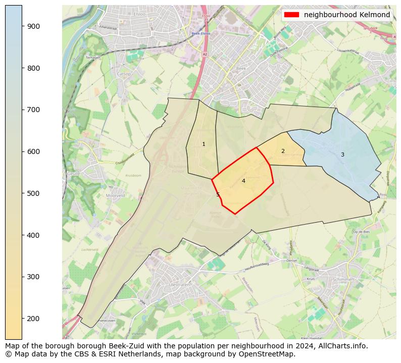 Image of the neighbourhood Kelmond at the map. This image is used as introduction to this page. This page shows a lot of information about the population in the neighbourhood Kelmond (such as the distribution by age groups of the residents, the composition of households, whether inhabitants are natives or Dutch with an immigration background, data about the houses (numbers, types, price development, use, type of property, ...) and more (car ownership, energy consumption, ...) based on open data from the Dutch Central Bureau of Statistics and various other sources!