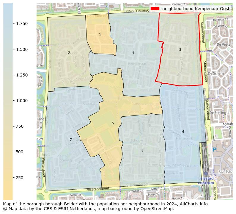 Image of the neighbourhood Kempenaar Oost at the map. This image is used as introduction to this page. This page shows a lot of information about the population in the neighbourhood Kempenaar Oost (such as the distribution by age groups of the residents, the composition of households, whether inhabitants are natives or Dutch with an immigration background, data about the houses (numbers, types, price development, use, type of property, ...) and more (car ownership, energy consumption, ...) based on open data from the Dutch Central Bureau of Statistics and various other sources!