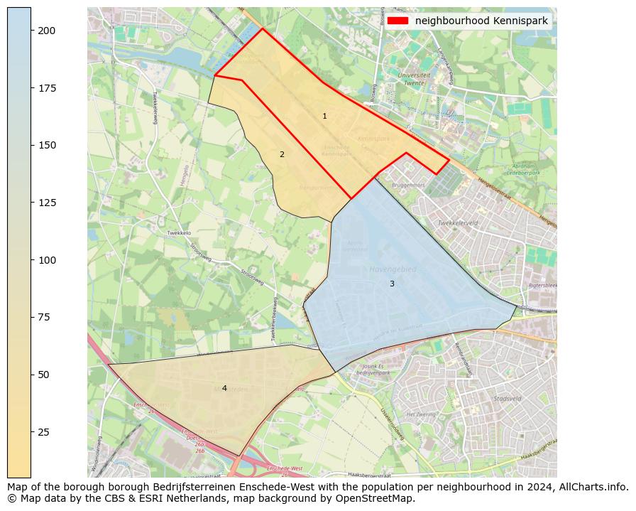 Image of the neighbourhood Kennispark at the map. This image is used as introduction to this page. This page shows a lot of information about the population in the neighbourhood Kennispark (such as the distribution by age groups of the residents, the composition of households, whether inhabitants are natives or Dutch with an immigration background, data about the houses (numbers, types, price development, use, type of property, ...) and more (car ownership, energy consumption, ...) based on open data from the Dutch Central Bureau of Statistics and various other sources!