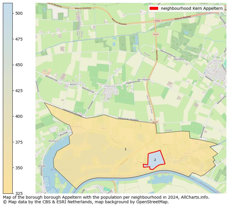 Image of the neighbourhood Kern Appeltern at the map. This image is used as introduction to this page. This page shows a lot of information about the population in the neighbourhood Kern Appeltern (such as the distribution by age groups of the residents, the composition of households, whether inhabitants are natives or Dutch with an immigration background, data about the houses (numbers, types, price development, use, type of property, ...) and more (car ownership, energy consumption, ...) based on open data from the Dutch Central Bureau of Statistics and various other sources!