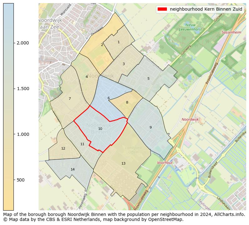 Image of the neighbourhood Kern Binnen Zuid at the map. This image is used as introduction to this page. This page shows a lot of information about the population in the neighbourhood Kern Binnen Zuid (such as the distribution by age groups of the residents, the composition of households, whether inhabitants are natives or Dutch with an immigration background, data about the houses (numbers, types, price development, use, type of property, ...) and more (car ownership, energy consumption, ...) based on open data from the Dutch Central Bureau of Statistics and various other sources!