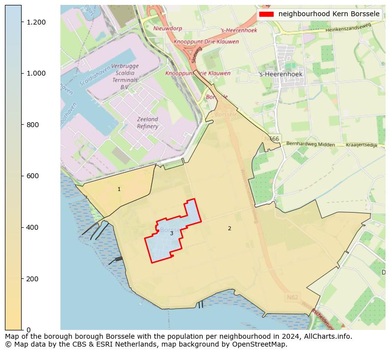 Image of the neighbourhood Kern Borssele at the map. This image is used as introduction to this page. This page shows a lot of information about the population in the neighbourhood Kern Borssele (such as the distribution by age groups of the residents, the composition of households, whether inhabitants are natives or Dutch with an immigration background, data about the houses (numbers, types, price development, use, type of property, ...) and more (car ownership, energy consumption, ...) based on open data from the Dutch Central Bureau of Statistics and various other sources!