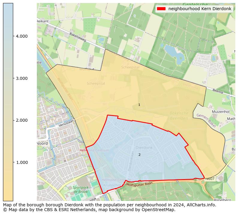 Image of the neighbourhood Kern Dierdonk at the map. This image is used as introduction to this page. This page shows a lot of information about the population in the neighbourhood Kern Dierdonk (such as the distribution by age groups of the residents, the composition of households, whether inhabitants are natives or Dutch with an immigration background, data about the houses (numbers, types, price development, use, type of property, ...) and more (car ownership, energy consumption, ...) based on open data from the Dutch Central Bureau of Statistics and various other sources!