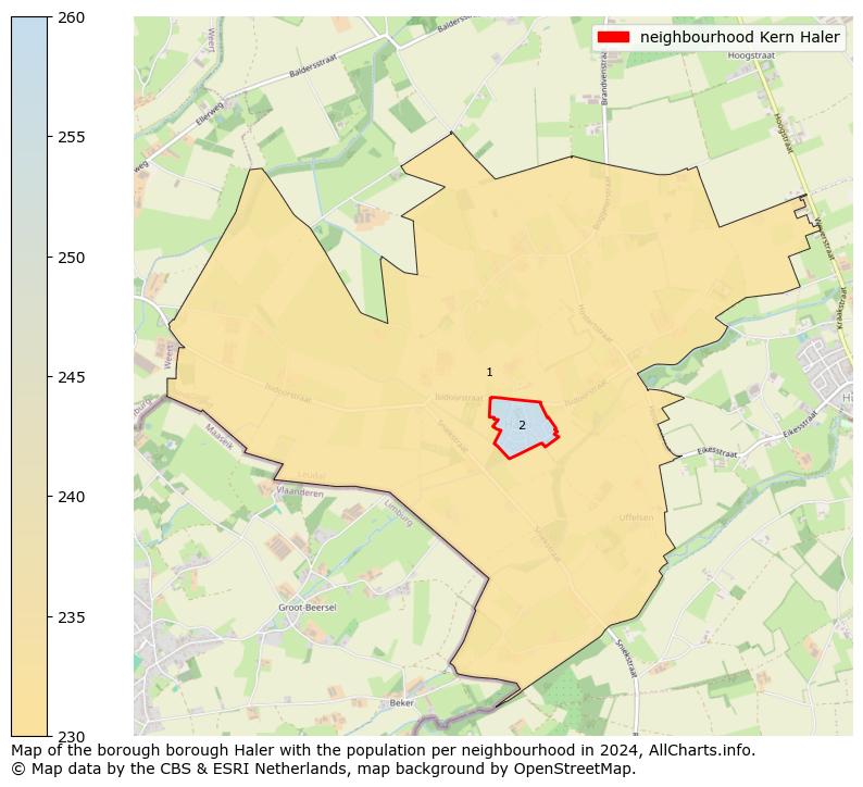 Image of the neighbourhood Kern Haler at the map. This image is used as introduction to this page. This page shows a lot of information about the population in the neighbourhood Kern Haler (such as the distribution by age groups of the residents, the composition of households, whether inhabitants are natives or Dutch with an immigration background, data about the houses (numbers, types, price development, use, type of property, ...) and more (car ownership, energy consumption, ...) based on open data from the Dutch Central Bureau of Statistics and various other sources!