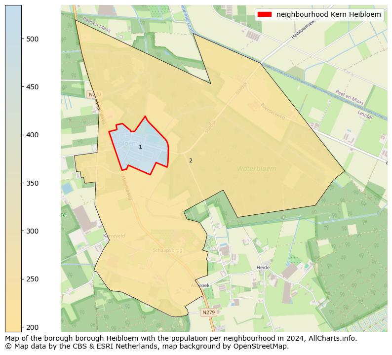 Image of the neighbourhood Kern Heibloem at the map. This image is used as introduction to this page. This page shows a lot of information about the population in the neighbourhood Kern Heibloem (such as the distribution by age groups of the residents, the composition of households, whether inhabitants are natives or Dutch with an immigration background, data about the houses (numbers, types, price development, use, type of property, ...) and more (car ownership, energy consumption, ...) based on open data from the Dutch Central Bureau of Statistics and various other sources!