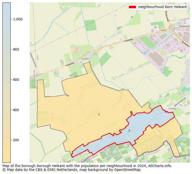 Image of the neighbourhood Kern Heikant at the map. This image is used as introduction to this page. This page shows a lot of information about the population in the neighbourhood Kern Heikant (such as the distribution by age groups of the residents, the composition of households, whether inhabitants are natives or Dutch with an immigration background, data about the houses (numbers, types, price development, use, type of property, ...) and more (car ownership, energy consumption, ...) based on open data from the Dutch Central Bureau of Statistics and various other sources!