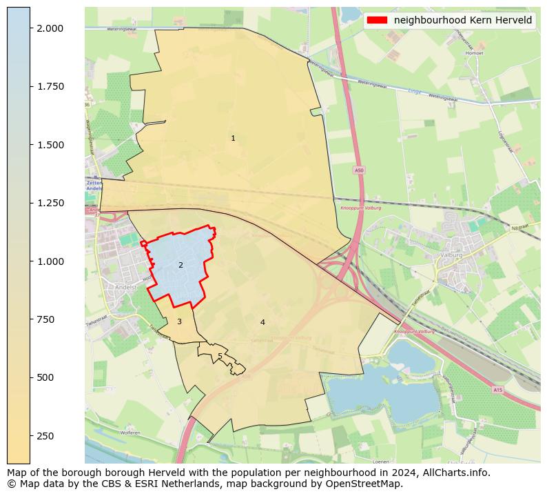 Image of the neighbourhood Kern Herveld at the map. This image is used as introduction to this page. This page shows a lot of information about the population in the neighbourhood Kern Herveld (such as the distribution by age groups of the residents, the composition of households, whether inhabitants are natives or Dutch with an immigration background, data about the houses (numbers, types, price development, use, type of property, ...) and more (car ownership, energy consumption, ...) based on open data from the Dutch Central Bureau of Statistics and various other sources!