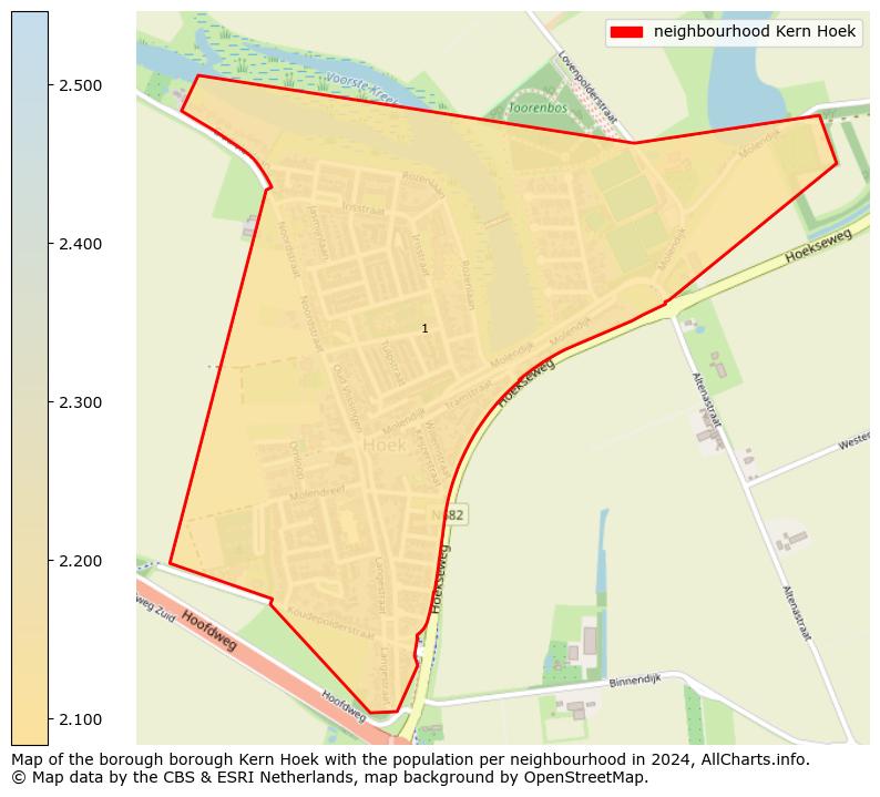 Image of the neighbourhood Kern Hoek at the map. This image is used as introduction to this page. This page shows a lot of information about the population in the neighbourhood Kern Hoek (such as the distribution by age groups of the residents, the composition of households, whether inhabitants are natives or Dutch with an immigration background, data about the houses (numbers, types, price development, use, type of property, ...) and more (car ownership, energy consumption, ...) based on open data from the Dutch Central Bureau of Statistics and various other sources!