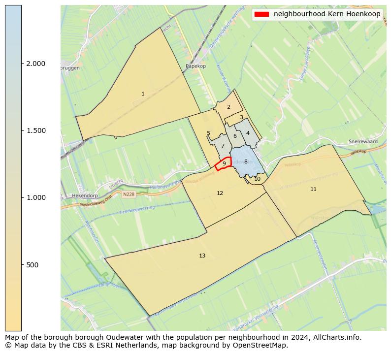 Image of the neighbourhood Kern Hoenkoop at the map. This image is used as introduction to this page. This page shows a lot of information about the population in the neighbourhood Kern Hoenkoop (such as the distribution by age groups of the residents, the composition of households, whether inhabitants are natives or Dutch with an immigration background, data about the houses (numbers, types, price development, use, type of property, ...) and more (car ownership, energy consumption, ...) based on open data from the Dutch Central Bureau of Statistics and various other sources!