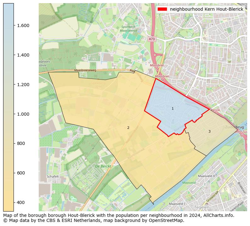 Image of the neighbourhood Kern Hout-Blerick at the map. This image is used as introduction to this page. This page shows a lot of information about the population in the neighbourhood Kern Hout-Blerick (such as the distribution by age groups of the residents, the composition of households, whether inhabitants are natives or Dutch with an immigration background, data about the houses (numbers, types, price development, use, type of property, ...) and more (car ownership, energy consumption, ...) based on open data from the Dutch Central Bureau of Statistics and various other sources!