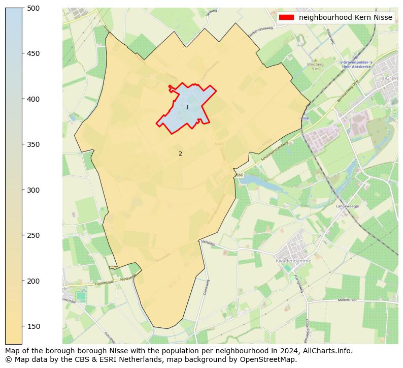 Image of the neighbourhood Kern Nisse at the map. This image is used as introduction to this page. This page shows a lot of information about the population in the neighbourhood Kern Nisse (such as the distribution by age groups of the residents, the composition of households, whether inhabitants are natives or Dutch with an immigration background, data about the houses (numbers, types, price development, use, type of property, ...) and more (car ownership, energy consumption, ...) based on open data from the Dutch Central Bureau of Statistics and various other sources!