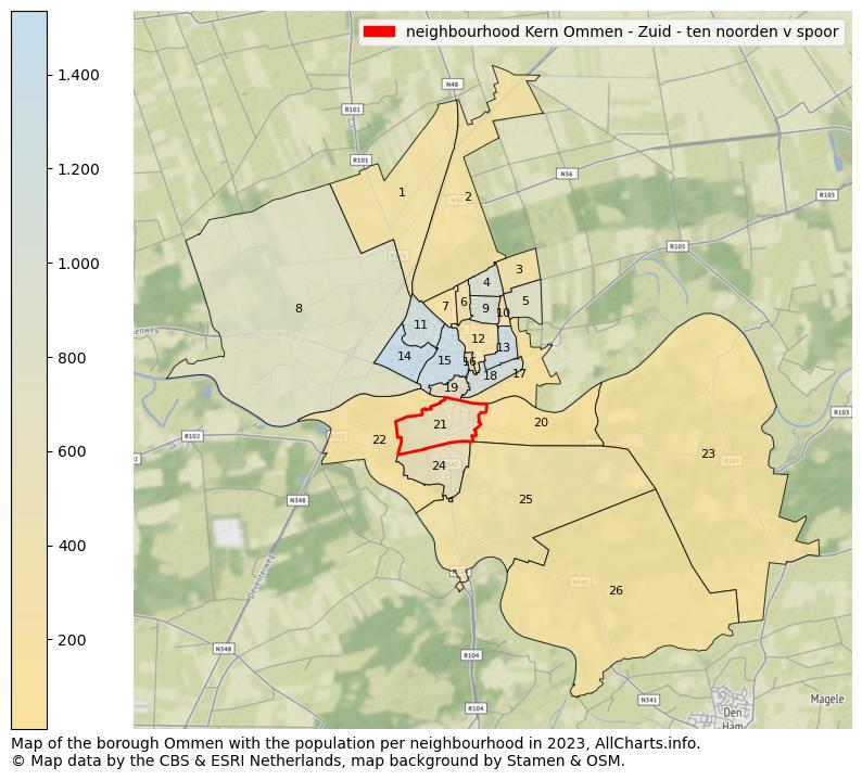 Map of the borough Ommen with the population per neighbourhood in 2023. This page shows a lot of information about residents (such as the distribution by age groups, family composition, gender, native or Dutch with an immigration background, ...), homes (numbers, types, price development, use, type of property, ...) and more (car ownership, energy consumption, ...) based on open data from the Dutch Central Bureau of Statistics and various other sources!
