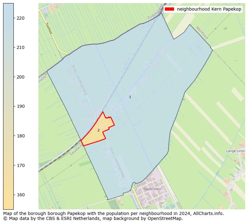 Image of the neighbourhood Kern Papekop at the map. This image is used as introduction to this page. This page shows a lot of information about the population in the neighbourhood Kern Papekop (such as the distribution by age groups of the residents, the composition of households, whether inhabitants are natives or Dutch with an immigration background, data about the houses (numbers, types, price development, use, type of property, ...) and more (car ownership, energy consumption, ...) based on open data from the Dutch Central Bureau of Statistics and various other sources!