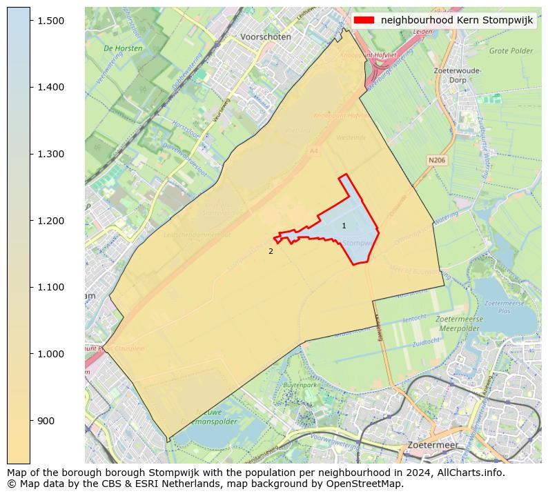 Image of the neighbourhood Kern Stompwijk at the map. This image is used as introduction to this page. This page shows a lot of information about the population in the neighbourhood Kern Stompwijk (such as the distribution by age groups of the residents, the composition of households, whether inhabitants are natives or Dutch with an immigration background, data about the houses (numbers, types, price development, use, type of property, ...) and more (car ownership, energy consumption, ...) based on open data from the Dutch Central Bureau of Statistics and various other sources!