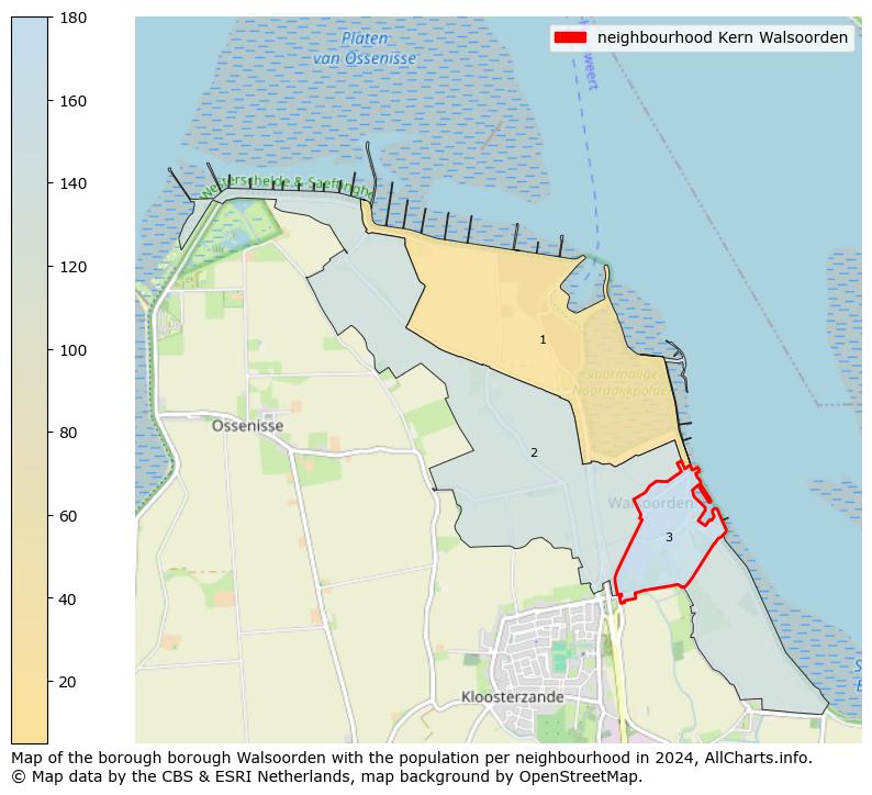 Image of the neighbourhood Kern Walsoorden at the map. This image is used as introduction to this page. This page shows a lot of information about the population in the neighbourhood Kern Walsoorden (such as the distribution by age groups of the residents, the composition of households, whether inhabitants are natives or Dutch with an immigration background, data about the houses (numbers, types, price development, use, type of property, ...) and more (car ownership, energy consumption, ...) based on open data from the Dutch Central Bureau of Statistics and various other sources!