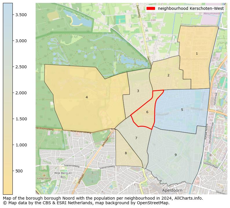 Image of the neighbourhood Kerschoten-West at the map. This image is used as introduction to this page. This page shows a lot of information about the population in the neighbourhood Kerschoten-West (such as the distribution by age groups of the residents, the composition of households, whether inhabitants are natives or Dutch with an immigration background, data about the houses (numbers, types, price development, use, type of property, ...) and more (car ownership, energy consumption, ...) based on open data from the Dutch Central Bureau of Statistics and various other sources!