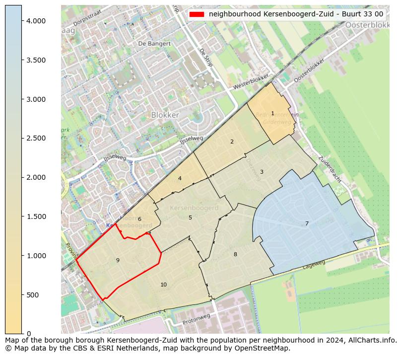 Image of the neighbourhood Kersenboogerd-Zuid - Buurt 33 00 at the map. This image is used as introduction to this page. This page shows a lot of information about the population in the neighbourhood Kersenboogerd-Zuid - Buurt 33 00 (such as the distribution by age groups of the residents, the composition of households, whether inhabitants are natives or Dutch with an immigration background, data about the houses (numbers, types, price development, use, type of property, ...) and more (car ownership, energy consumption, ...) based on open data from the Dutch Central Bureau of Statistics and various other sources!