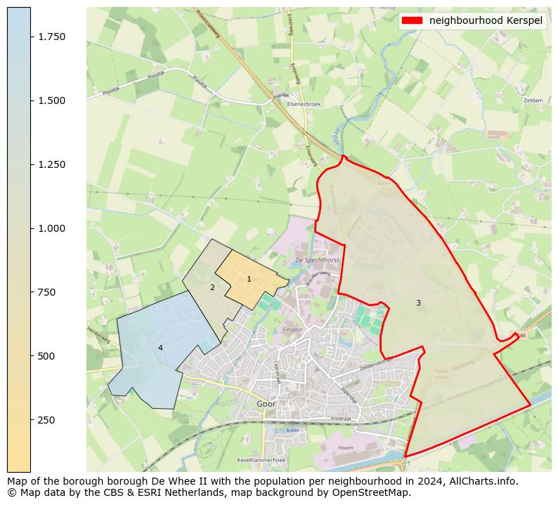 Image of the neighbourhood Kerspel at the map. This image is used as introduction to this page. This page shows a lot of information about the population in the neighbourhood Kerspel (such as the distribution by age groups of the residents, the composition of households, whether inhabitants are natives or Dutch with an immigration background, data about the houses (numbers, types, price development, use, type of property, ...) and more (car ownership, energy consumption, ...) based on open data from the Dutch Central Bureau of Statistics and various other sources!