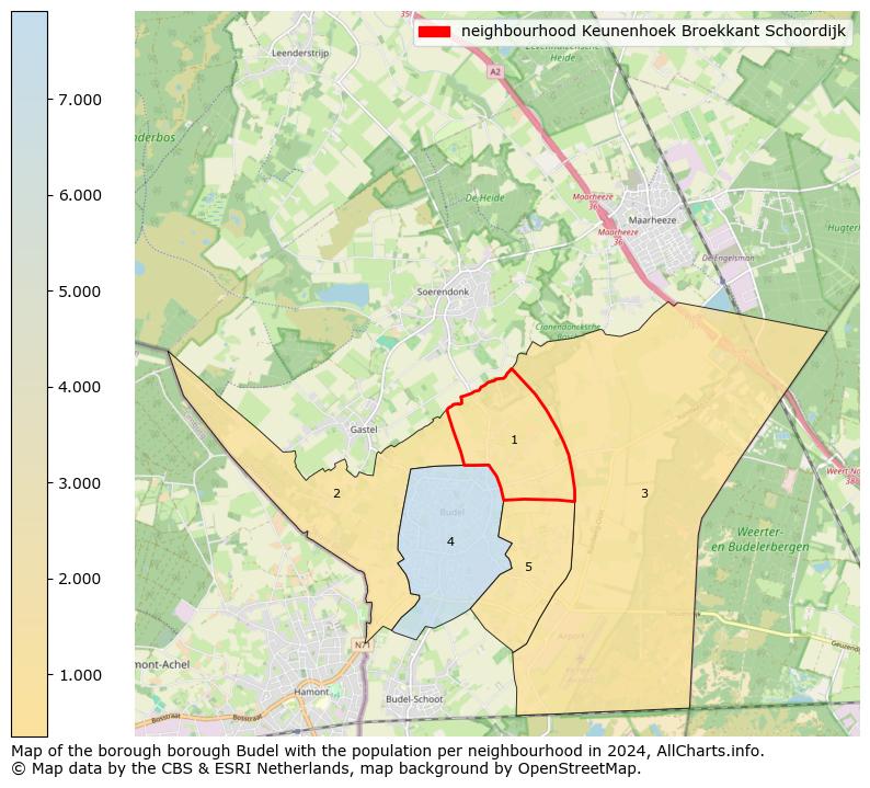 Image of the neighbourhood Keunenhoek Broekkant Schoordijk at the map. This image is used as introduction to this page. This page shows a lot of information about the population in the neighbourhood Keunenhoek Broekkant Schoordijk (such as the distribution by age groups of the residents, the composition of households, whether inhabitants are natives or Dutch with an immigration background, data about the houses (numbers, types, price development, use, type of property, ...) and more (car ownership, energy consumption, ...) based on open data from the Dutch Central Bureau of Statistics and various other sources!