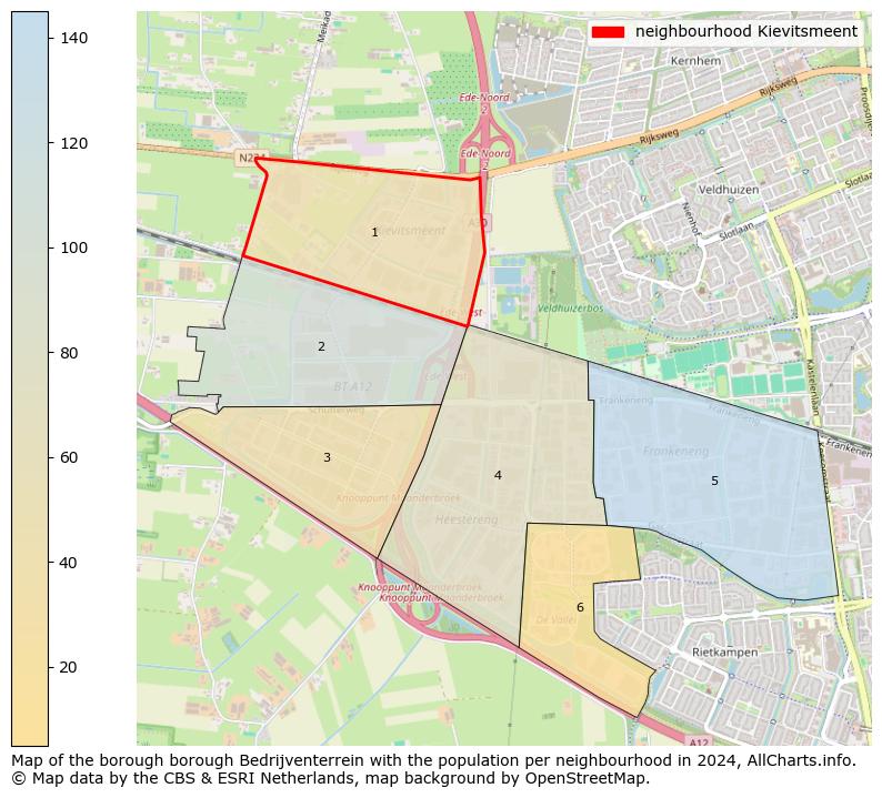 Image of the neighbourhood Kievitsmeent at the map. This image is used as introduction to this page. This page shows a lot of information about the population in the neighbourhood Kievitsmeent (such as the distribution by age groups of the residents, the composition of households, whether inhabitants are natives or Dutch with an immigration background, data about the houses (numbers, types, price development, use, type of property, ...) and more (car ownership, energy consumption, ...) based on open data from the Dutch Central Bureau of Statistics and various other sources!