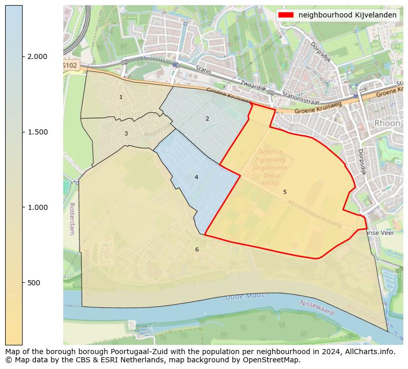 Image of the neighbourhood Kijvelanden at the map. This image is used as introduction to this page. This page shows a lot of information about the population in the neighbourhood Kijvelanden (such as the distribution by age groups of the residents, the composition of households, whether inhabitants are natives or Dutch with an immigration background, data about the houses (numbers, types, price development, use, type of property, ...) and more (car ownership, energy consumption, ...) based on open data from the Dutch Central Bureau of Statistics and various other sources!