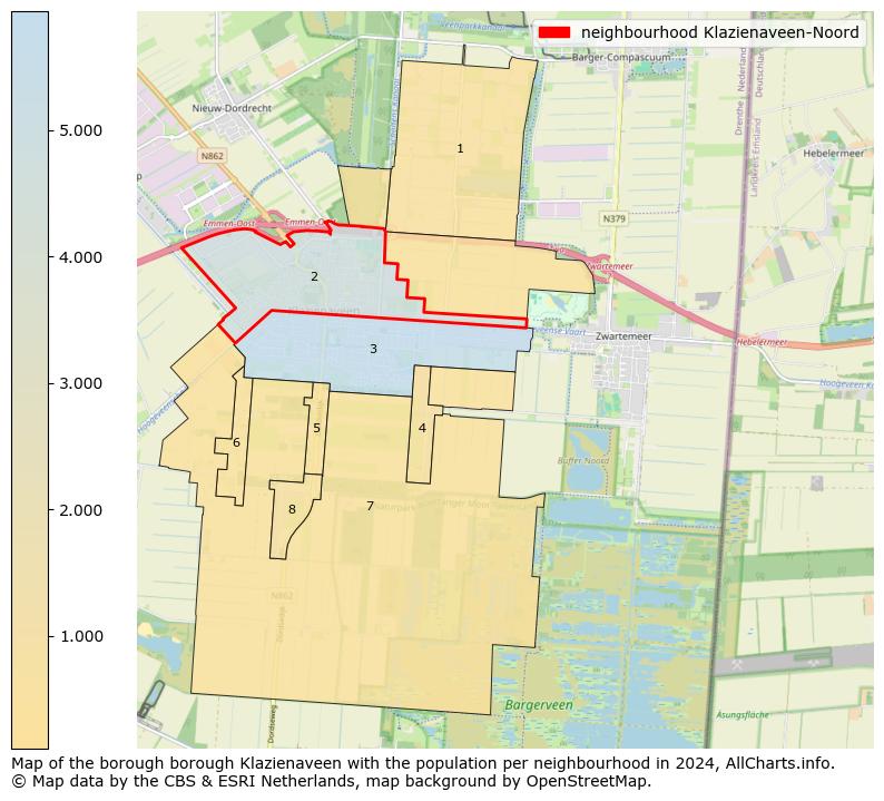 Image of the neighbourhood Klazienaveen-Noord at the map. This image is used as introduction to this page. This page shows a lot of information about the population in the neighbourhood Klazienaveen-Noord (such as the distribution by age groups of the residents, the composition of households, whether inhabitants are natives or Dutch with an immigration background, data about the houses (numbers, types, price development, use, type of property, ...) and more (car ownership, energy consumption, ...) based on open data from the Dutch Central Bureau of Statistics and various other sources!