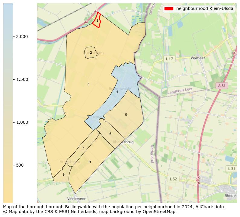 Image of the neighbourhood Klein-Ulsda at the map. This image is used as introduction to this page. This page shows a lot of information about the population in the neighbourhood Klein-Ulsda (such as the distribution by age groups of the residents, the composition of households, whether inhabitants are natives or Dutch with an immigration background, data about the houses (numbers, types, price development, use, type of property, ...) and more (car ownership, energy consumption, ...) based on open data from the Dutch Central Bureau of Statistics and various other sources!