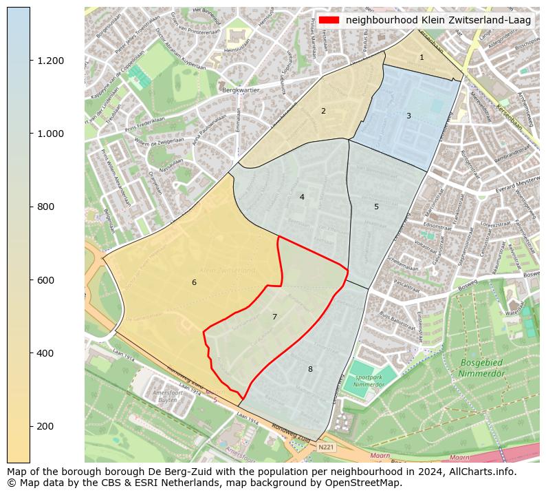 Image of the neighbourhood Klein Zwitserland-Laag at the map. This image is used as introduction to this page. This page shows a lot of information about the population in the neighbourhood Klein Zwitserland-Laag (such as the distribution by age groups of the residents, the composition of households, whether inhabitants are natives or Dutch with an immigration background, data about the houses (numbers, types, price development, use, type of property, ...) and more (car ownership, energy consumption, ...) based on open data from the Dutch Central Bureau of Statistics and various other sources!