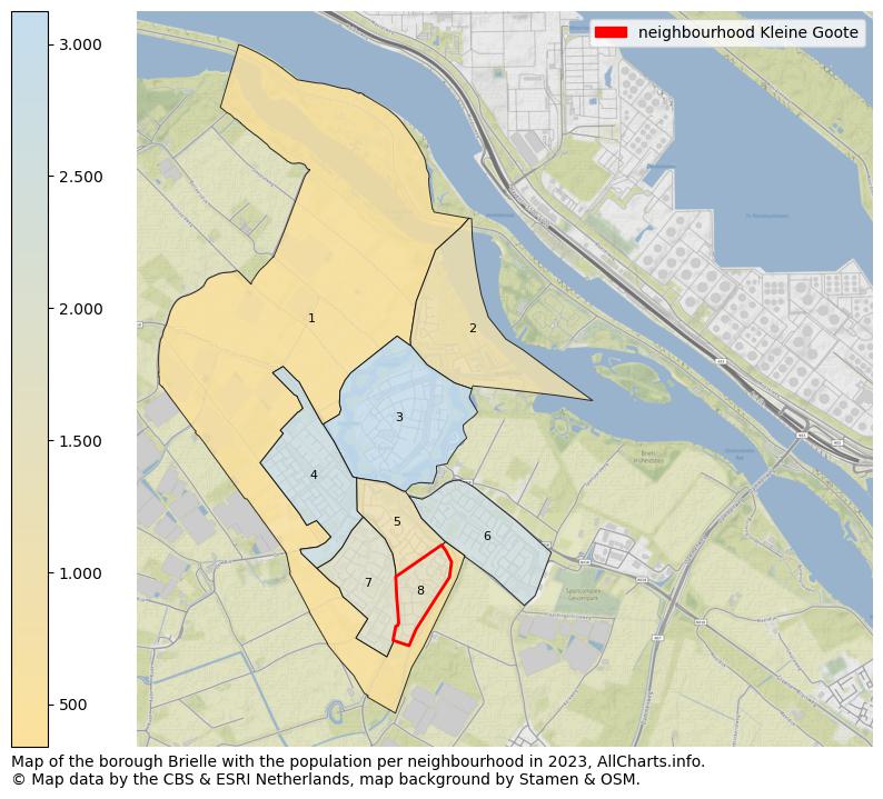 Map of the borough Brielle with the population per neighbourhood in 2023. This page shows a lot of information about residents (such as the distribution by age groups, family composition, gender, native or Dutch with an immigration background, ...), homes (numbers, types, price development, use, type of property, ...) and more (car ownership, energy consumption, ...) based on open data from the Dutch Central Bureau of Statistics and various other sources!