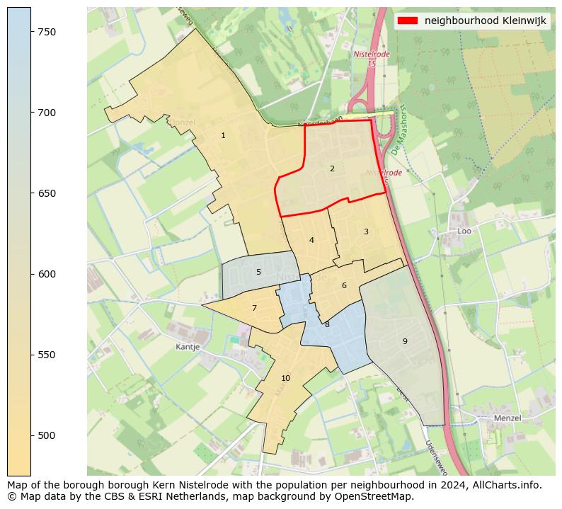 Image of the neighbourhood Kleinwijk at the map. This image is used as introduction to this page. This page shows a lot of information about the population in the neighbourhood Kleinwijk (such as the distribution by age groups of the residents, the composition of households, whether inhabitants are natives or Dutch with an immigration background, data about the houses (numbers, types, price development, use, type of property, ...) and more (car ownership, energy consumption, ...) based on open data from the Dutch Central Bureau of Statistics and various other sources!