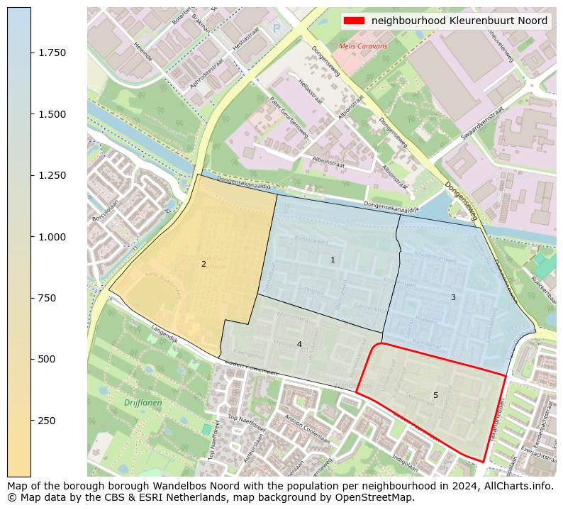 Image of the neighbourhood Kleurenbuurt Noord at the map. This image is used as introduction to this page. This page shows a lot of information about the population in the neighbourhood Kleurenbuurt Noord (such as the distribution by age groups of the residents, the composition of households, whether inhabitants are natives or Dutch with an immigration background, data about the houses (numbers, types, price development, use, type of property, ...) and more (car ownership, energy consumption, ...) based on open data from the Dutch Central Bureau of Statistics and various other sources!