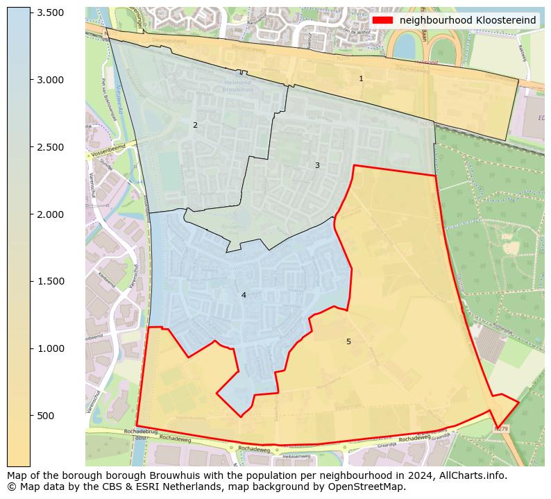 Image of the neighbourhood Kloostereind at the map. This image is used as introduction to this page. This page shows a lot of information about the population in the neighbourhood Kloostereind (such as the distribution by age groups of the residents, the composition of households, whether inhabitants are natives or Dutch with an immigration background, data about the houses (numbers, types, price development, use, type of property, ...) and more (car ownership, energy consumption, ...) based on open data from the Dutch Central Bureau of Statistics and various other sources!