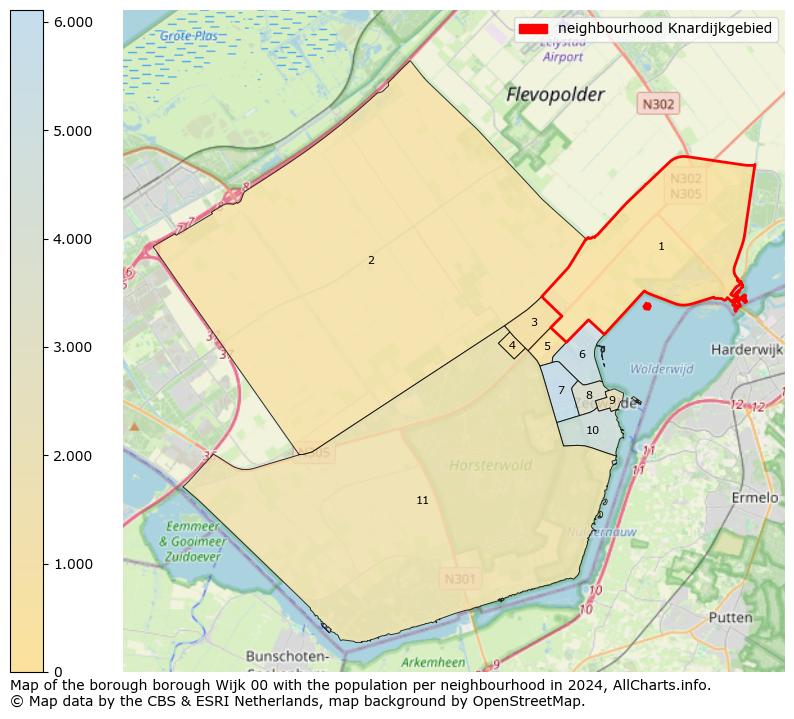 Image of the neighbourhood Knardijkgebied at the map. This image is used as introduction to this page. This page shows a lot of information about the population in the neighbourhood Knardijkgebied (such as the distribution by age groups of the residents, the composition of households, whether inhabitants are natives or Dutch with an immigration background, data about the houses (numbers, types, price development, use, type of property, ...) and more (car ownership, energy consumption, ...) based on open data from the Dutch Central Bureau of Statistics and various other sources!