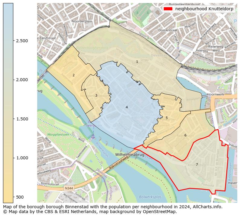 Image of the neighbourhood Knutteldorp at the map. This image is used as introduction to this page. This page shows a lot of information about the population in the neighbourhood Knutteldorp (such as the distribution by age groups of the residents, the composition of households, whether inhabitants are natives or Dutch with an immigration background, data about the houses (numbers, types, price development, use, type of property, ...) and more (car ownership, energy consumption, ...) based on open data from the Dutch Central Bureau of Statistics and various other sources!