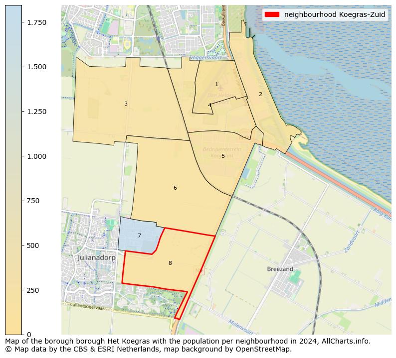 Image of the neighbourhood Koegras-Zuid at the map. This image is used as introduction to this page. This page shows a lot of information about the population in the neighbourhood Koegras-Zuid (such as the distribution by age groups of the residents, the composition of households, whether inhabitants are natives or Dutch with an immigration background, data about the houses (numbers, types, price development, use, type of property, ...) and more (car ownership, energy consumption, ...) based on open data from the Dutch Central Bureau of Statistics and various other sources!