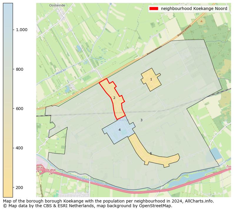 Image of the neighbourhood Koekange Noord at the map. This image is used as introduction to this page. This page shows a lot of information about the population in the neighbourhood Koekange Noord (such as the distribution by age groups of the residents, the composition of households, whether inhabitants are natives or Dutch with an immigration background, data about the houses (numbers, types, price development, use, type of property, ...) and more (car ownership, energy consumption, ...) based on open data from the Dutch Central Bureau of Statistics and various other sources!