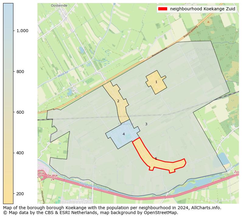 Image of the neighbourhood Koekange Zuid at the map. This image is used as introduction to this page. This page shows a lot of information about the population in the neighbourhood Koekange Zuid (such as the distribution by age groups of the residents, the composition of households, whether inhabitants are natives or Dutch with an immigration background, data about the houses (numbers, types, price development, use, type of property, ...) and more (car ownership, energy consumption, ...) based on open data from the Dutch Central Bureau of Statistics and various other sources!