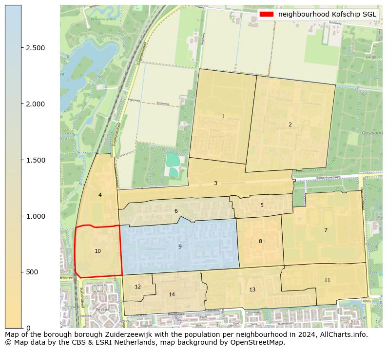 Image of the neighbourhood Kofschip SGL at the map. This image is used as introduction to this page. This page shows a lot of information about the population in the neighbourhood Kofschip SGL (such as the distribution by age groups of the residents, the composition of households, whether inhabitants are natives or Dutch with an immigration background, data about the houses (numbers, types, price development, use, type of property, ...) and more (car ownership, energy consumption, ...) based on open data from the Dutch Central Bureau of Statistics and various other sources!