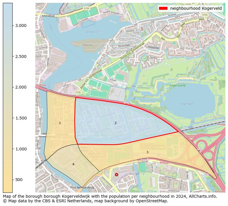 Image of the neighbourhood Kogerveld at the map. This image is used as introduction to this page. This page shows a lot of information about the population in the neighbourhood Kogerveld (such as the distribution by age groups of the residents, the composition of households, whether inhabitants are natives or Dutch with an immigration background, data about the houses (numbers, types, price development, use, type of property, ...) and more (car ownership, energy consumption, ...) based on open data from the Dutch Central Bureau of Statistics and various other sources!