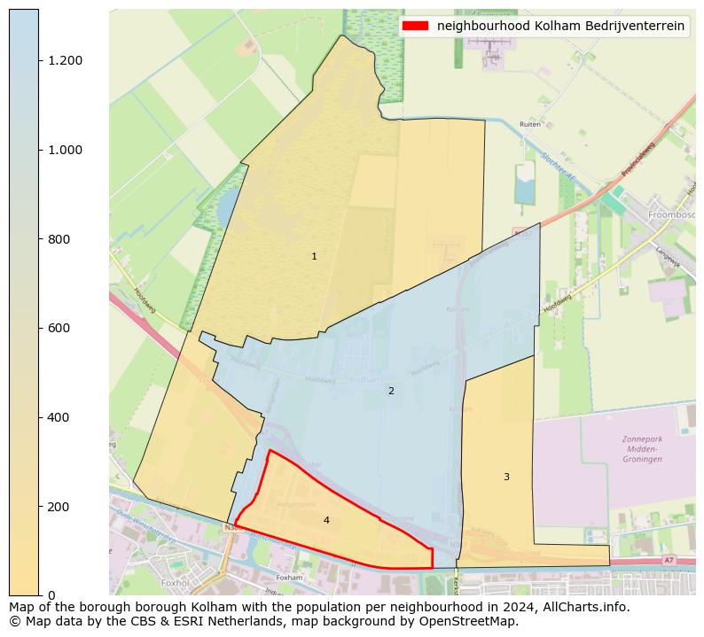 Image of the neighbourhood Kolham Bedrijventerrein at the map. This image is used as introduction to this page. This page shows a lot of information about the population in the neighbourhood Kolham Bedrijventerrein (such as the distribution by age groups of the residents, the composition of households, whether inhabitants are natives or Dutch with an immigration background, data about the houses (numbers, types, price development, use, type of property, ...) and more (car ownership, energy consumption, ...) based on open data from the Dutch Central Bureau of Statistics and various other sources!