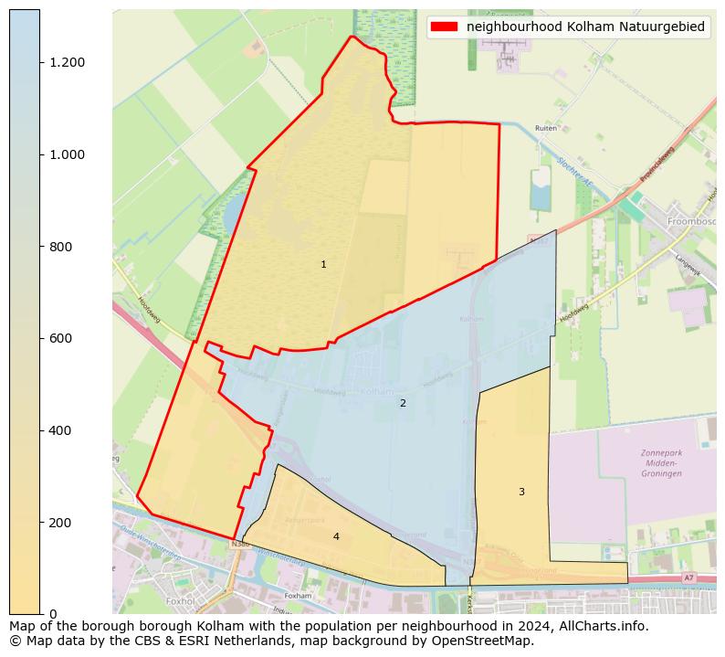 Image of the neighbourhood Kolham Natuurgebied at the map. This image is used as introduction to this page. This page shows a lot of information about the population in the neighbourhood Kolham Natuurgebied (such as the distribution by age groups of the residents, the composition of households, whether inhabitants are natives or Dutch with an immigration background, data about the houses (numbers, types, price development, use, type of property, ...) and more (car ownership, energy consumption, ...) based on open data from the Dutch Central Bureau of Statistics and various other sources!