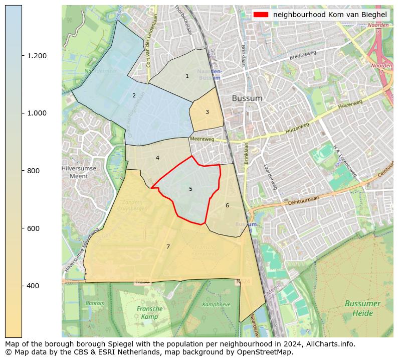 Image of the neighbourhood Kom van Bieghel at the map. This image is used as introduction to this page. This page shows a lot of information about the population in the neighbourhood Kom van Bieghel (such as the distribution by age groups of the residents, the composition of households, whether inhabitants are natives or Dutch with an immigration background, data about the houses (numbers, types, price development, use, type of property, ...) and more (car ownership, energy consumption, ...) based on open data from the Dutch Central Bureau of Statistics and various other sources!