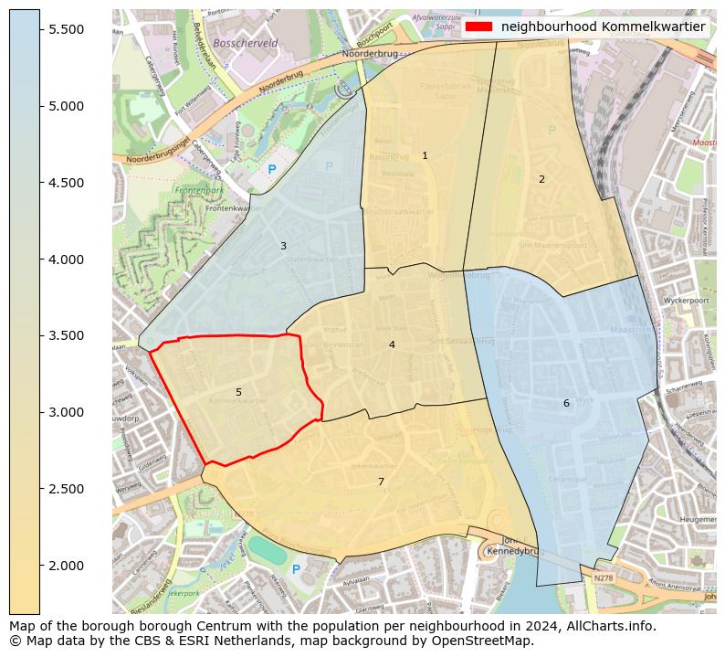 Image of the neighbourhood Kommelkwartier at the map. This image is used as introduction to this page. This page shows a lot of information about the population in the neighbourhood Kommelkwartier (such as the distribution by age groups of the residents, the composition of households, whether inhabitants are natives or Dutch with an immigration background, data about the houses (numbers, types, price development, use, type of property, ...) and more (car ownership, energy consumption, ...) based on open data from the Dutch Central Bureau of Statistics and various other sources!